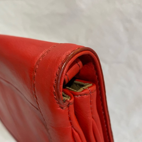 J. CREW Tillary Purse Crossbody Clutch Poppy Red - Picture 8 of 14